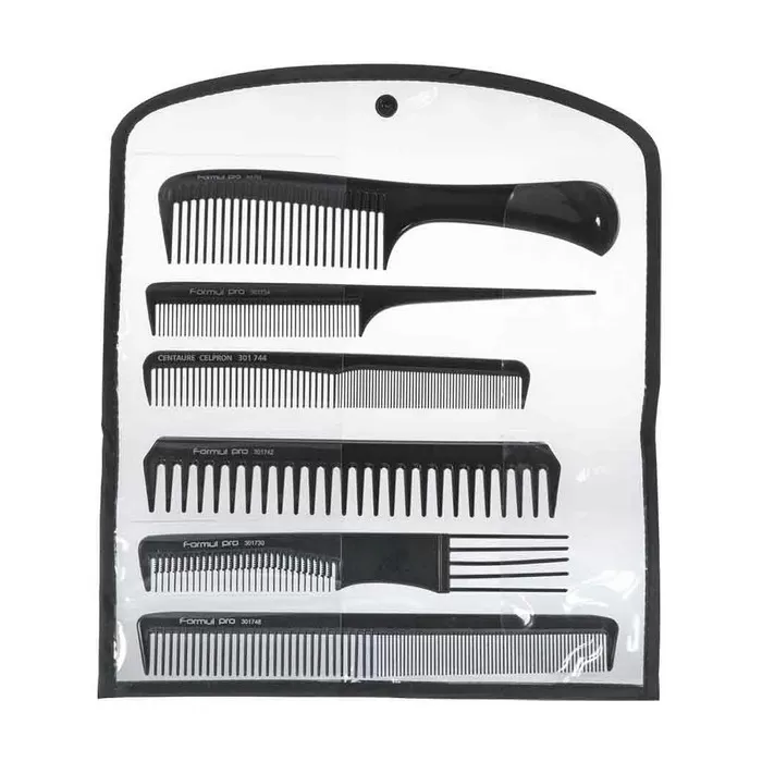 Trousse de 6 peignes professionnels - Formul Pro