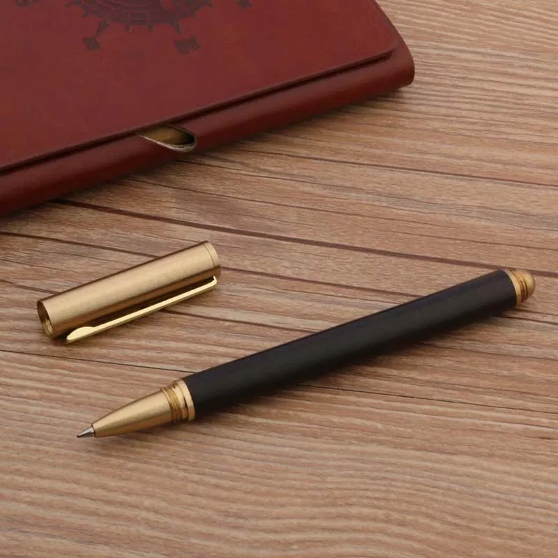 Stylo à bille bois & laiton