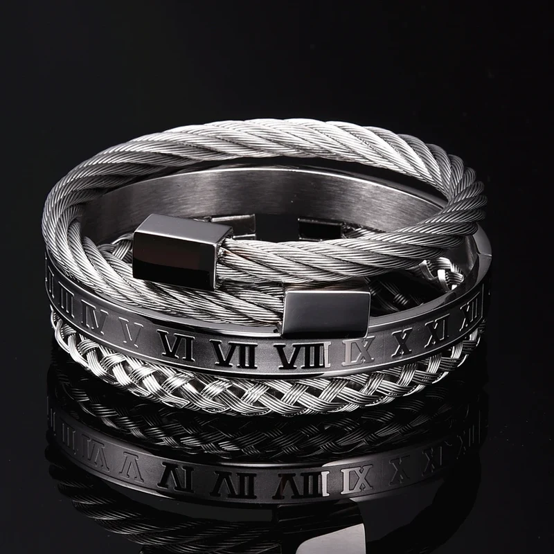Bracelet Luxury "chiffres romains"