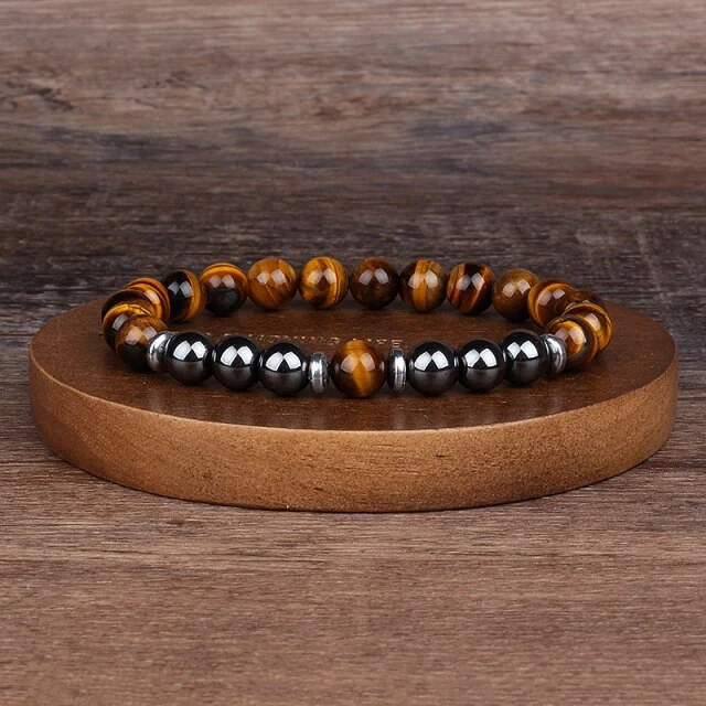 Bracelet perle hématite & cie