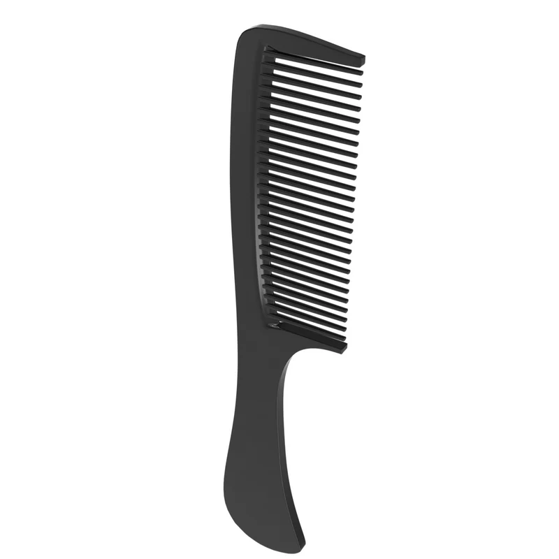 GENTS Plastic Detangler Comb 9" Made in the USA