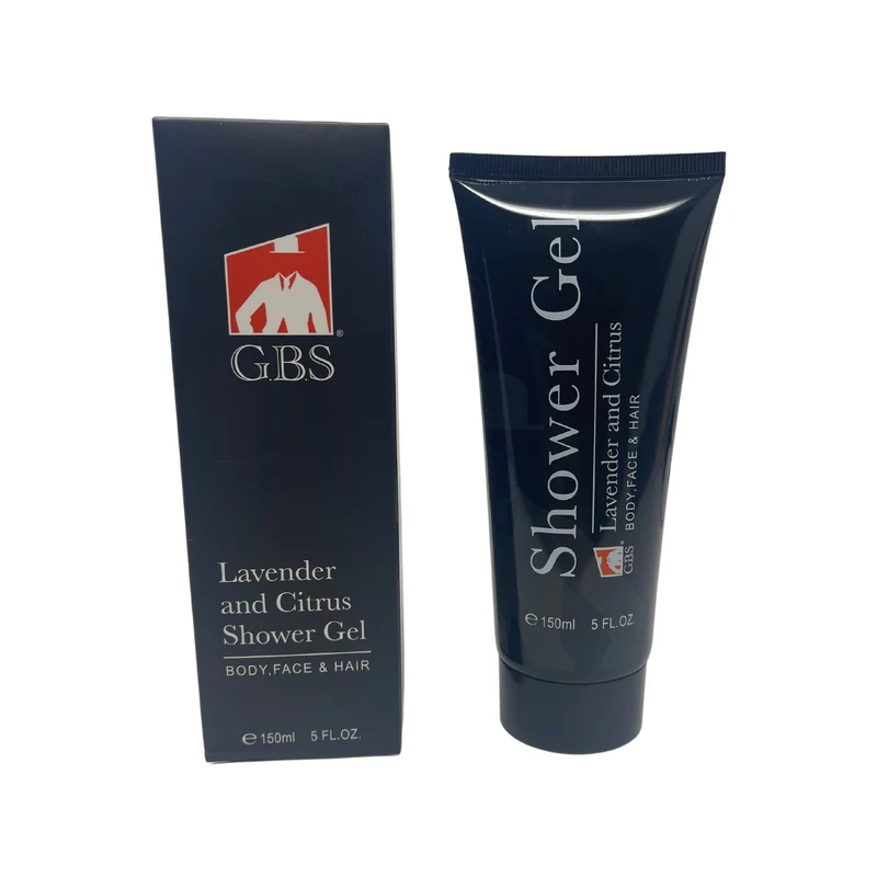 Shower GEL GENTS - Lavender & Citrus Shower Gel Tube 5 oz With Box