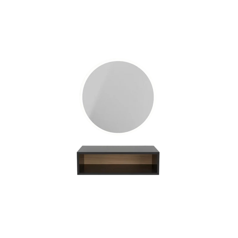 Miroir de coiffure LED avec meuble intégré Traz