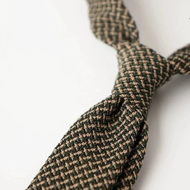 Cravate motif "plaid"
