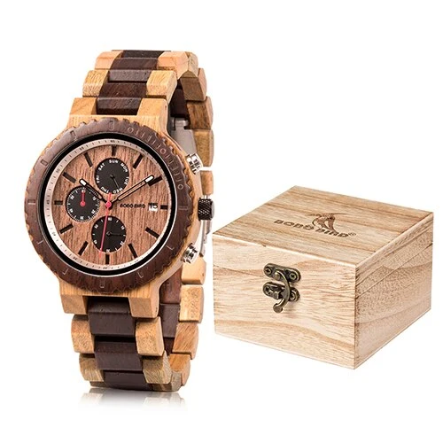 BOBO oiseau montre hommes haut de gamme chronographe