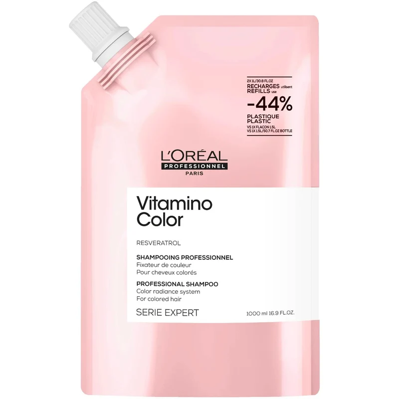 Éco-Recharge Shampoing Vitamino Color L'Oréal Pro 1000 ML