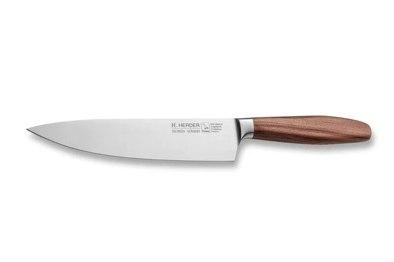 Kochmesser Eterno, Pflaumenholz, Klingenlänge 21cm, geschmiedet