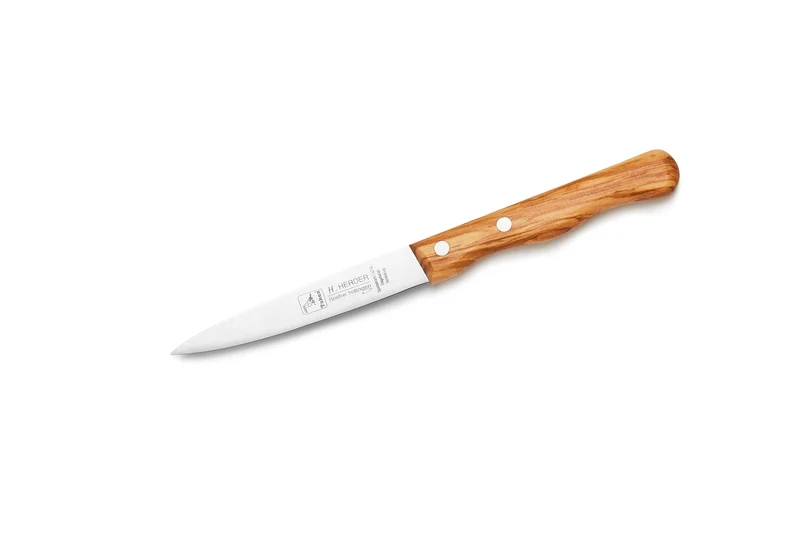 Küchenmesser Olivenholzgriff 10 cm mittelspitz