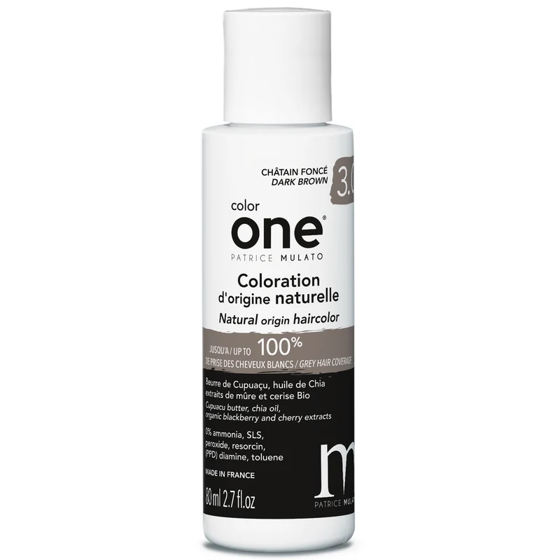 Coloration Naturelle 3.0 CHÂTAIN FONCÉ Color One Mulato 80 ML