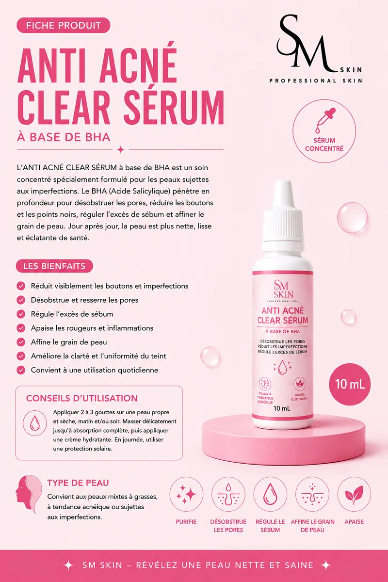 SÉRUM ANTI ACNÉ CLEAR