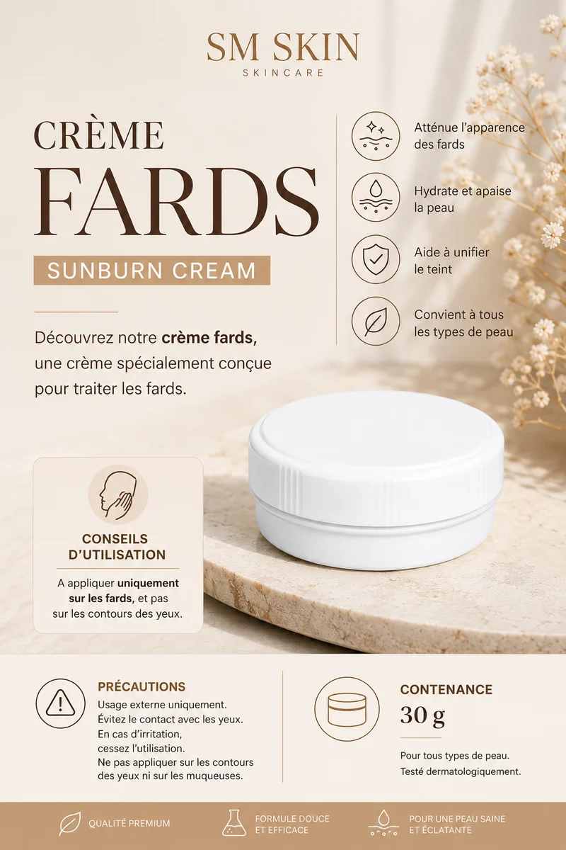 CREME FARDS SUNBURN CREAM
