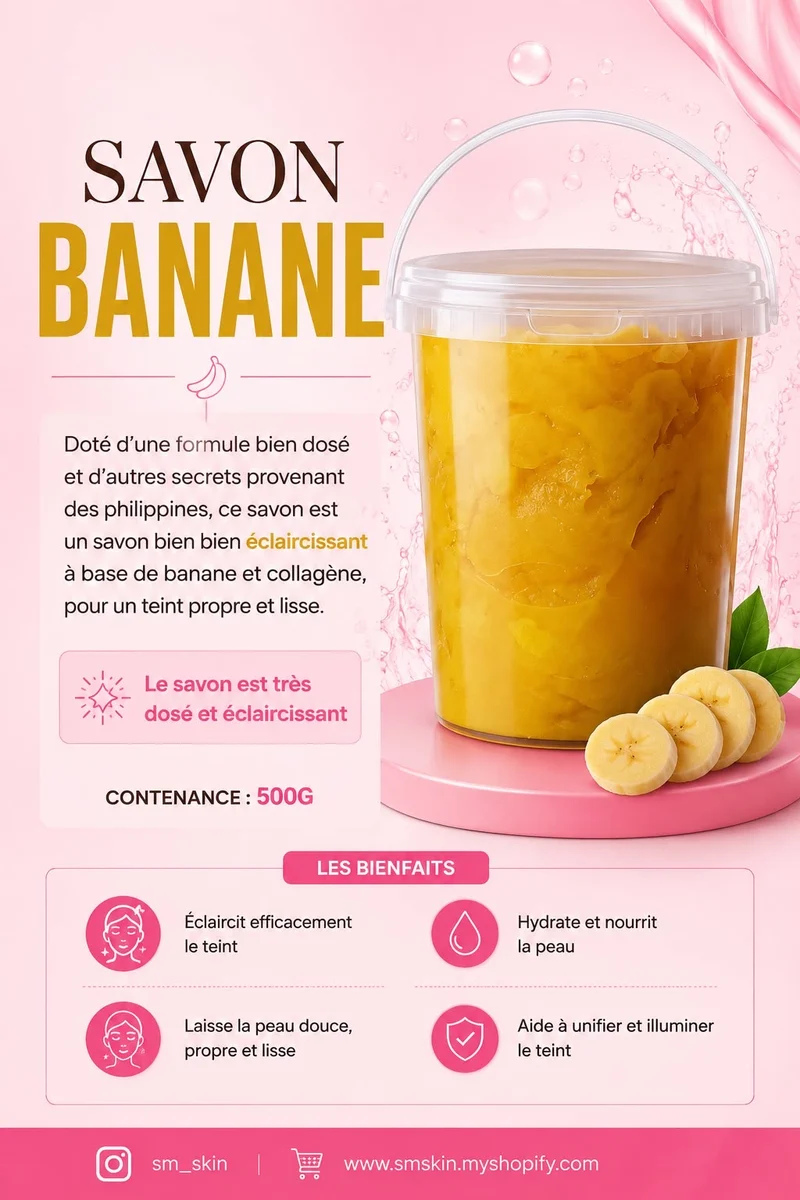 SAVON BANANE