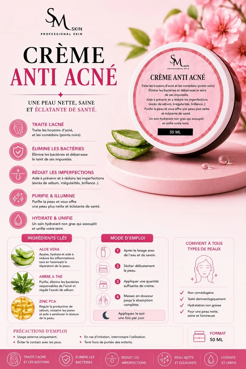CRÈME ANTI ACNE