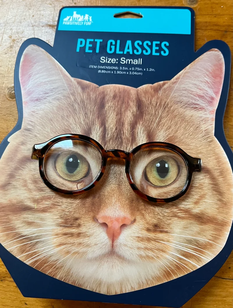 Pet glasses (marble frame) small