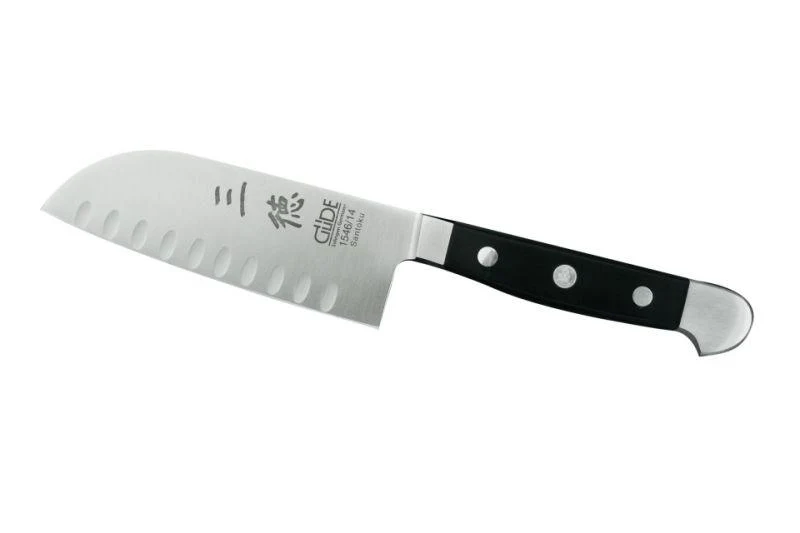 Santokumesser mit Kullen, Klingenlänge 14 cm