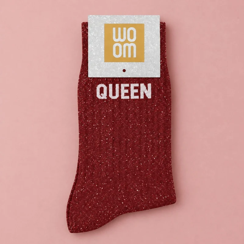 Chaussettes à paillettes - Queen