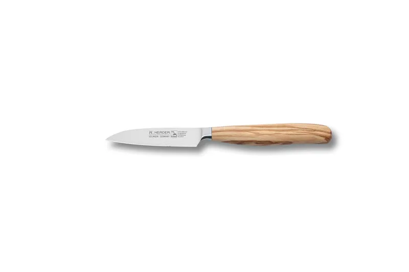 Gemüsemesser Eterno, Olivenholz, Klingenlänge 9cm, geschmiedet