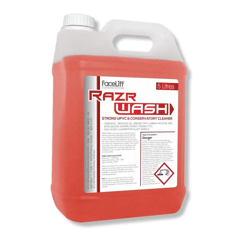 FaceLift® RazrWash uPVC Cleaner