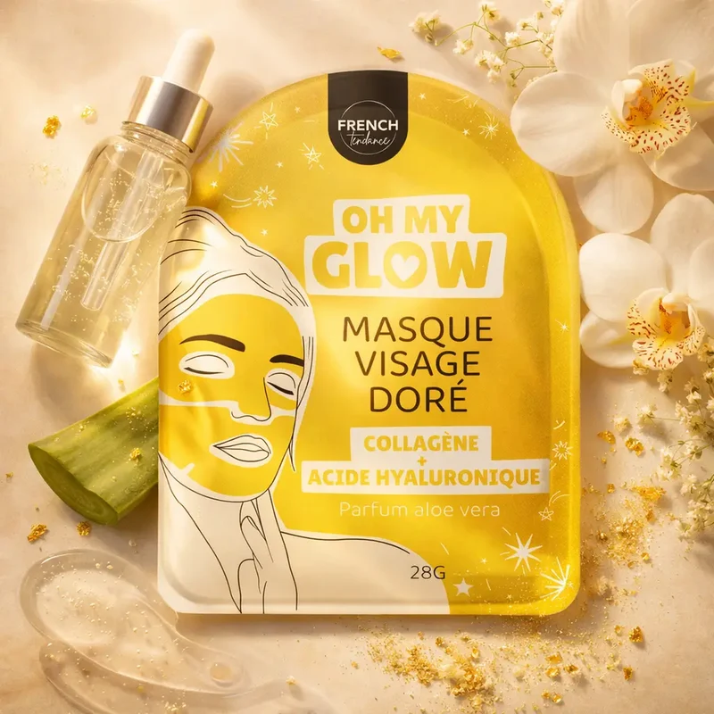 Masque visage Doré