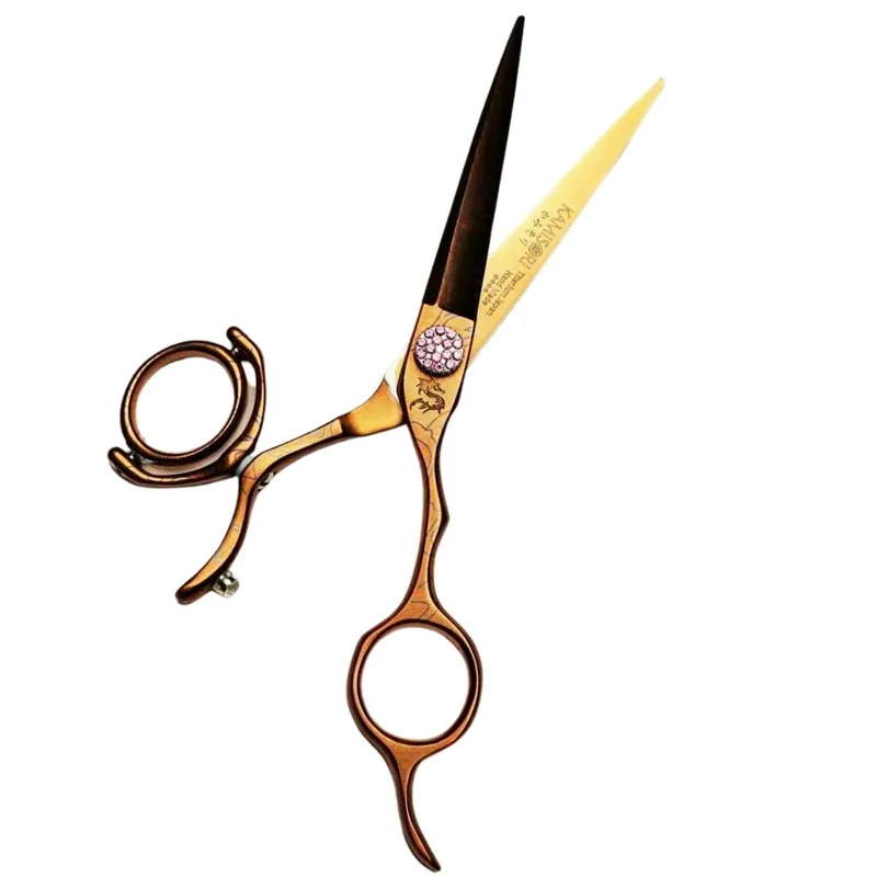 Kamisori Ciseaux de coupe de cheveux à double pivot Jewel III