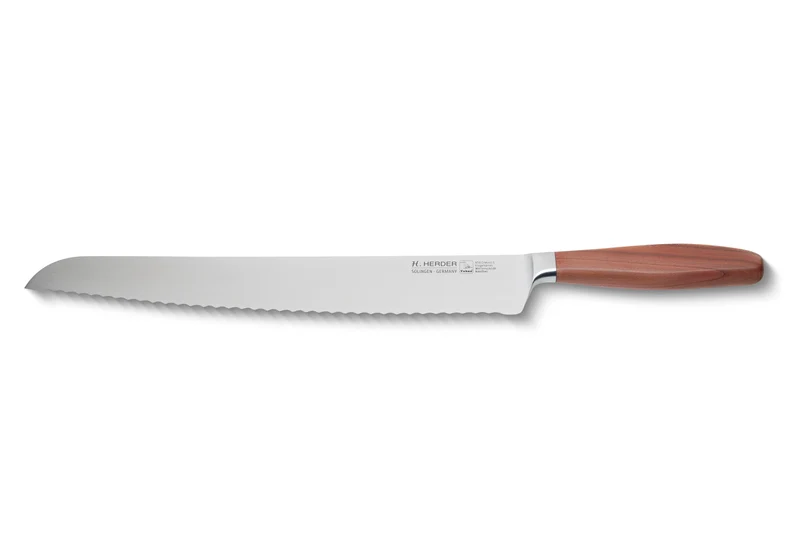Brotmesser Eterno, Pflaumenholz, Klingenlänge 32cm, geschmiedet