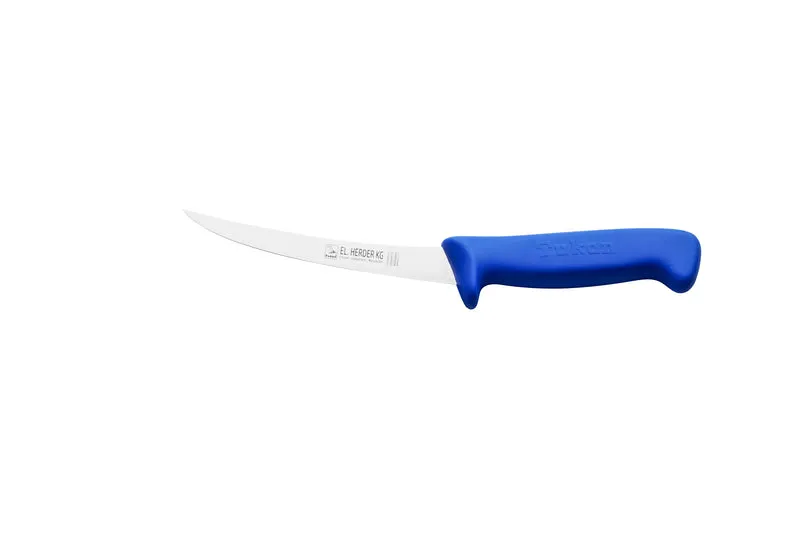 Ausbeinmesser gebogen, Klingenlänge 13cm, flexibel, Profigrip, rutschfest