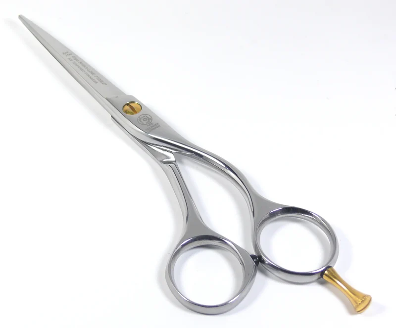 Friseurschere Ergo Shiny Line poliert, Gesamtlänge 15 cm
