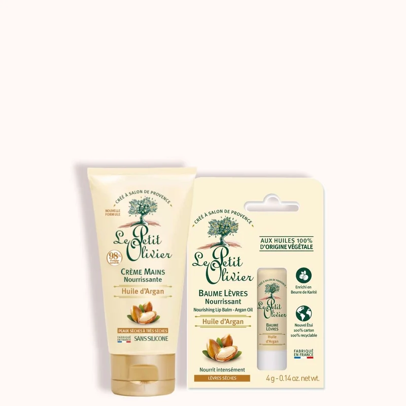 Duo Nourrissant – Crème Mains & Baume Lèvres