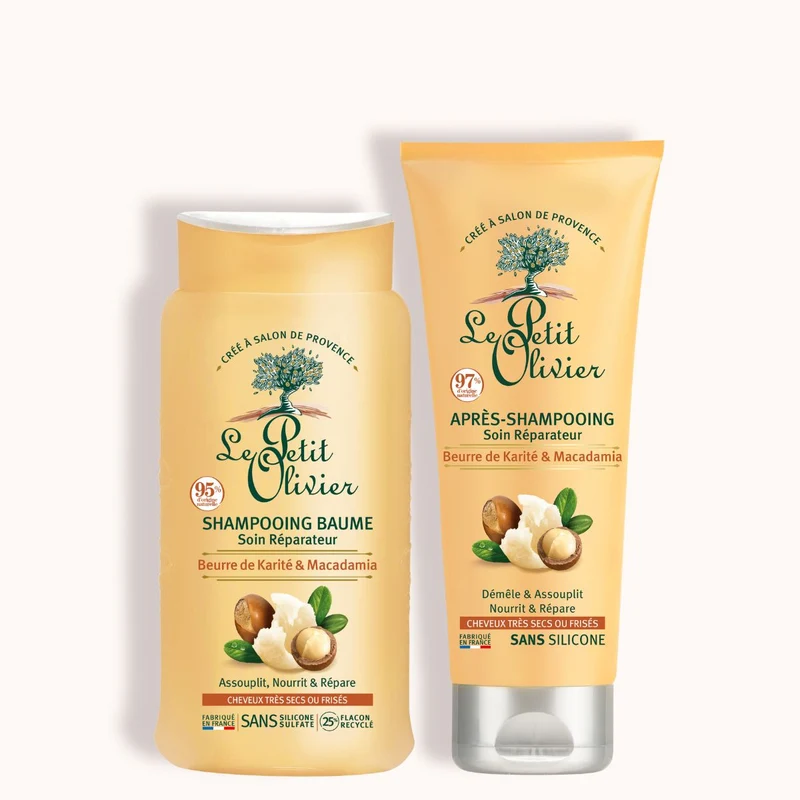 Duo Shampoing et Après-Shampoing - Cheveux Très Secs ou Frisés