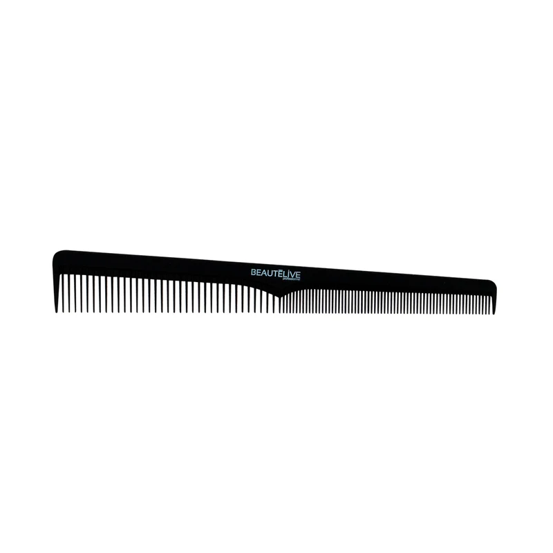 Peigne de Coupe Biais Carbone Noir 18,2cm