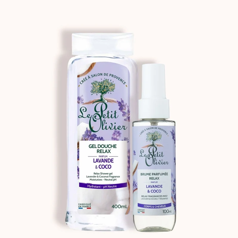 Duo Relax - Gel Douche et Brume Parfumée