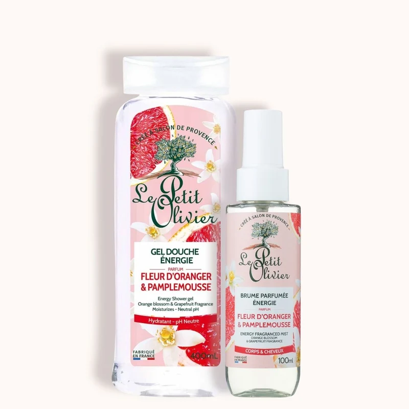 Duo Energie - Gel Douche et Brume Parfumée