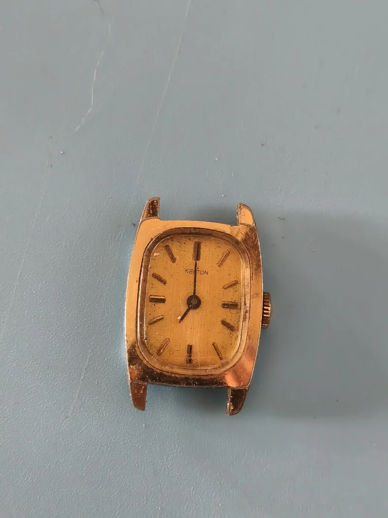 Montre femme vintage Kelton mécanique ancienne, montre-bracelet rétro à restaure