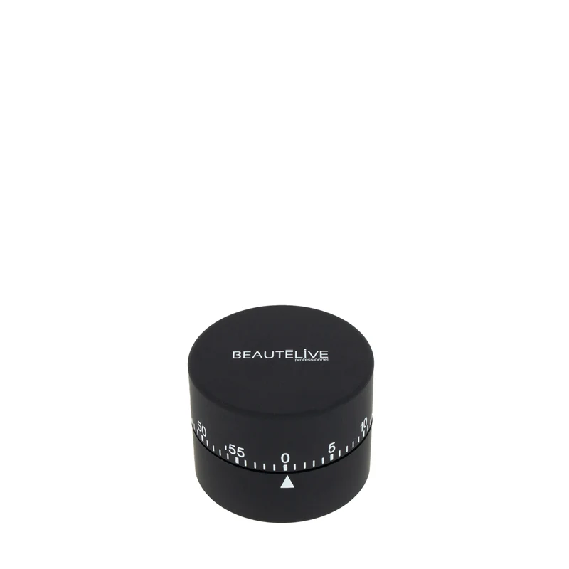 Minuteur design noir