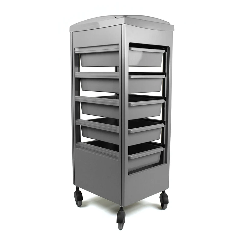Table de service coiffure avec roues anti cheveux Marion 2