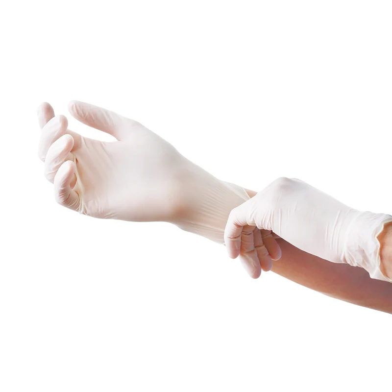 Gants Latex Blancs Poudrés X100