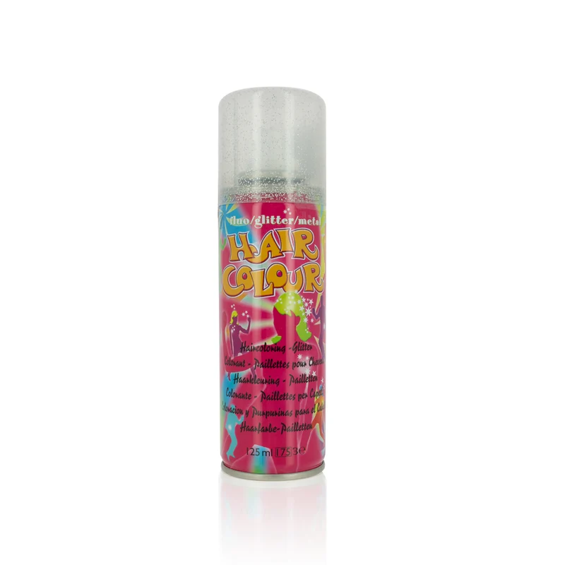 Spray à paillettes pour cheveux