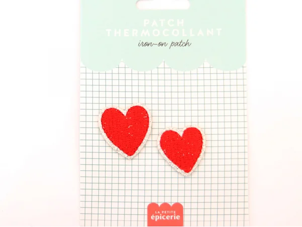 Patch thermocollant - Double coeur