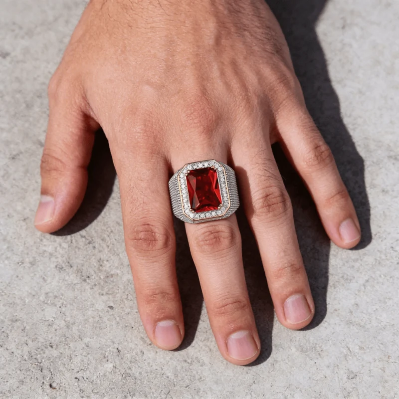 Chevalière Homme Or Diamant Onyx Rubis Saphir