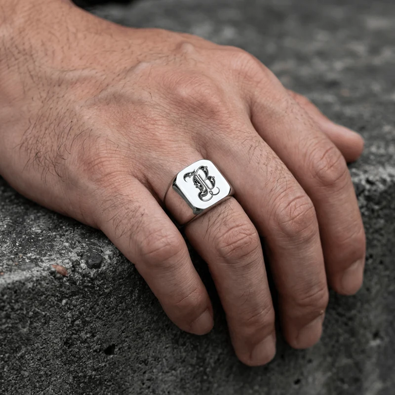 Chevalière Homme Personnalisable Gravure Argent