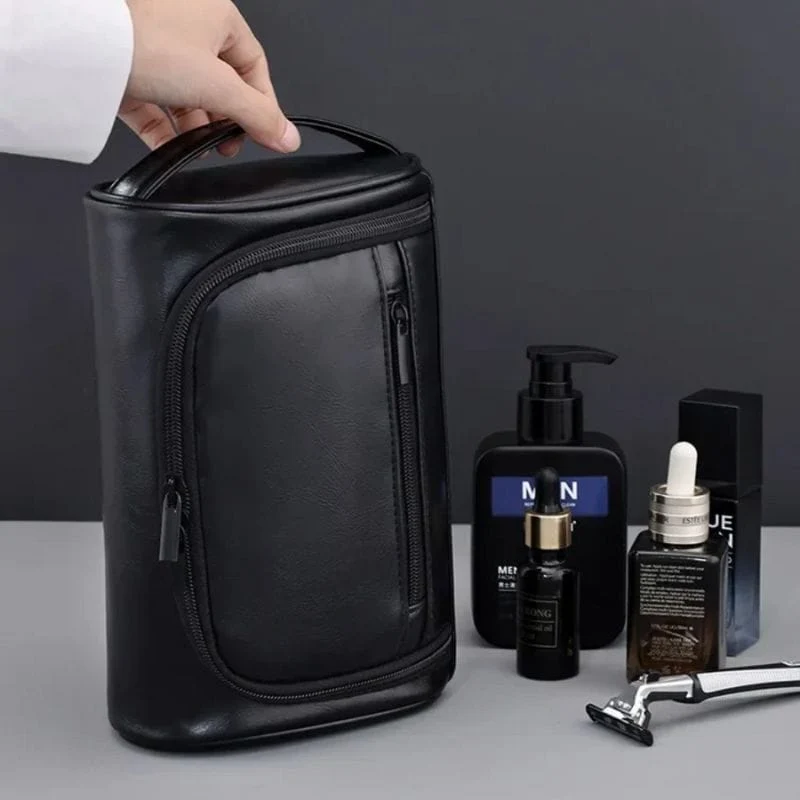 Trousse de toilette homme cuir luxe – Élégance et voyage