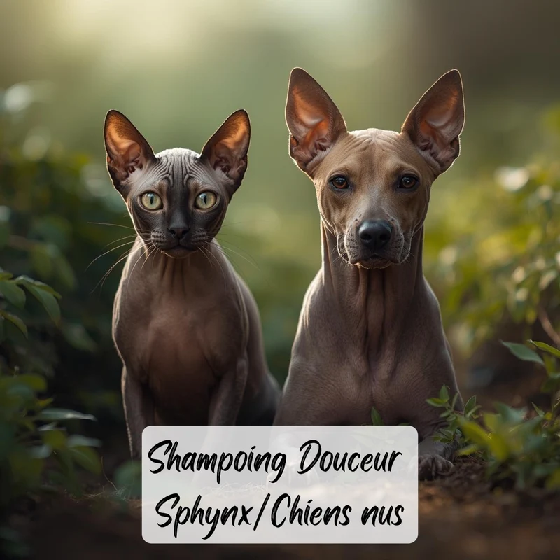 Shampoing Douceur Camomille Sphynx/Chiens nus
