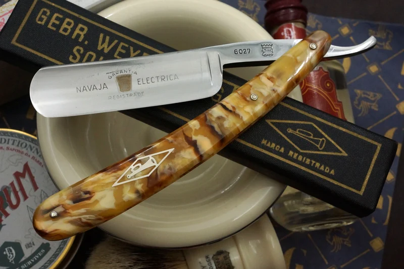 Gebr. Weyersberg "Navaja Electrica" 6027 - 15/16 Extra Hollow Blade - Vintage Solingen Straight Razor - Shave Ready