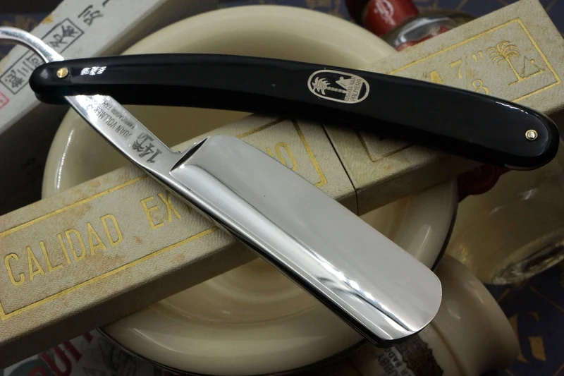 Juan Volmer PALMERA No. 14 - RARE 15/16 Full Hollow Blade - Near Pristine Vintage Spanish Straight Razor - Shave Ready