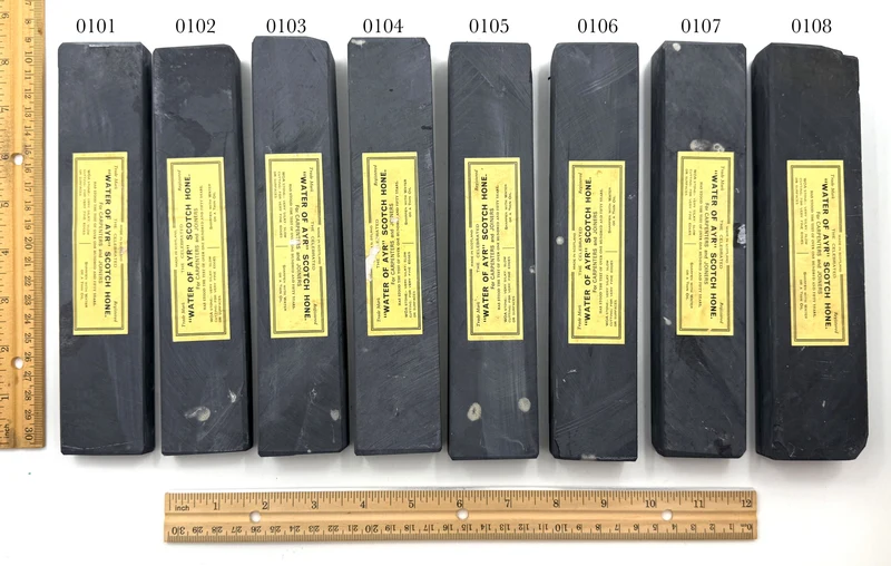 Water of Ayr Natural Scottish Sharpening & Honing Stone - Long Sizes - CHOOSE YOUR HONE