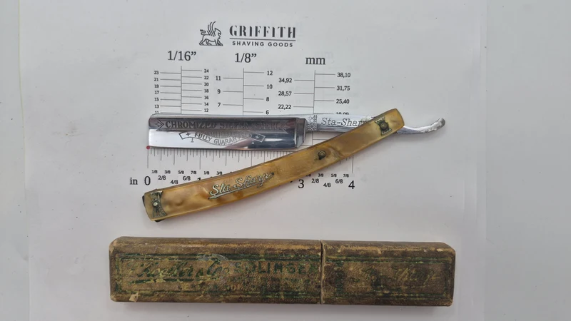 Vintage F. Koeller Sta-Sharp German Razor for Restoration