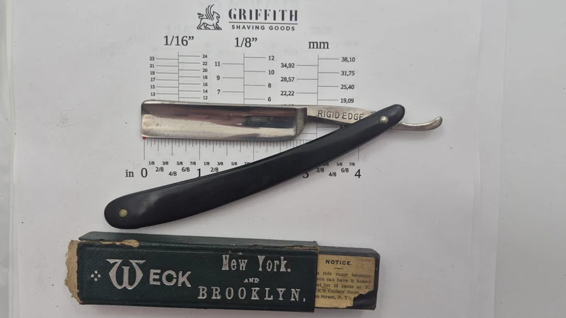 Vintage Weck Rigid Edge Made in Germany Razor for Restoration