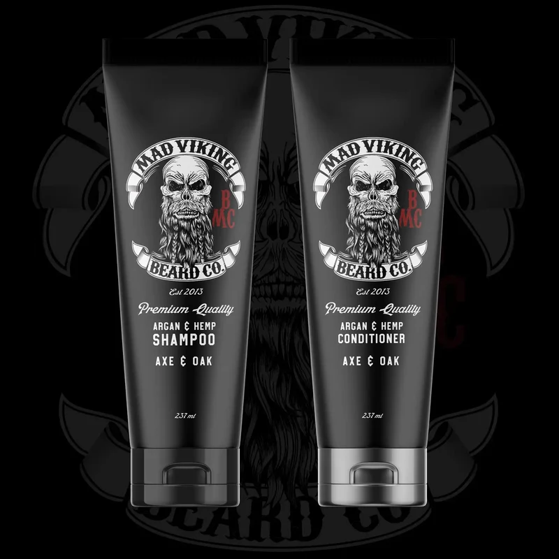 MAD VIKING ARGAN & HEMP SHAMPOO & CONDITIONER COMBO