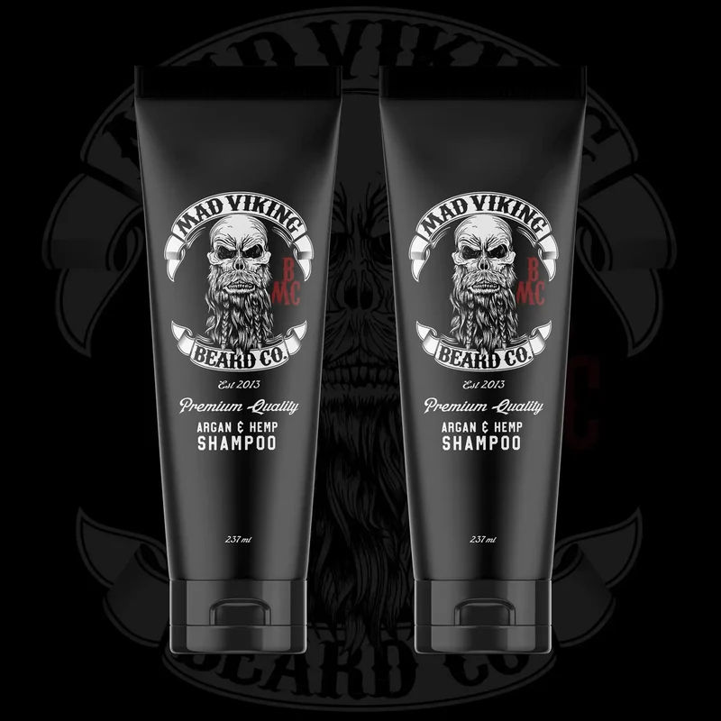 MAD VIKING ARGAN & HEMP SHAMPOO 2 PACK