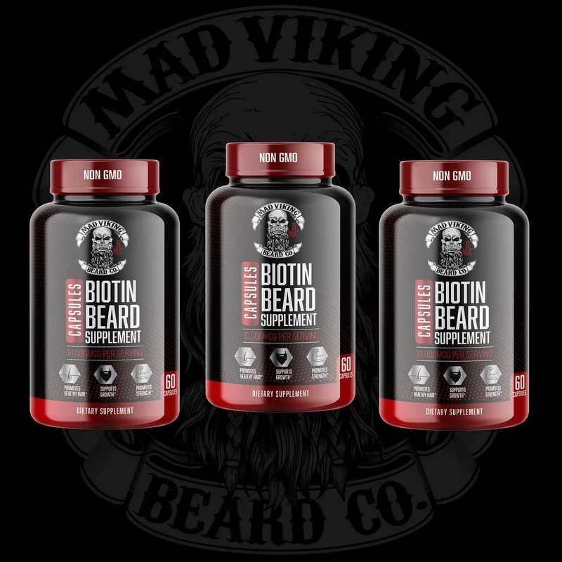 BIOTIN BEARD SUPPLEMENT 3 PACK